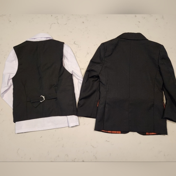 YuanLu 4 pc Black Suit Size 4 child - Picture 4 of 15